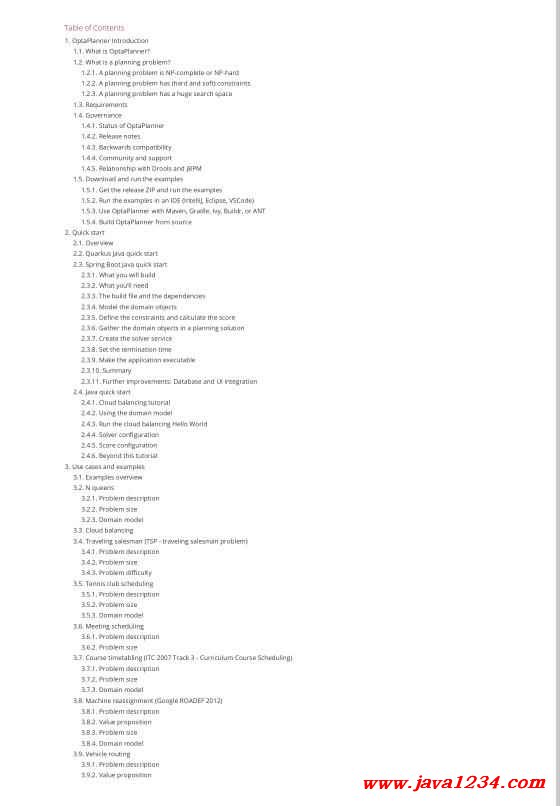 OptaPlanner User Guide PDF 下載 圖1