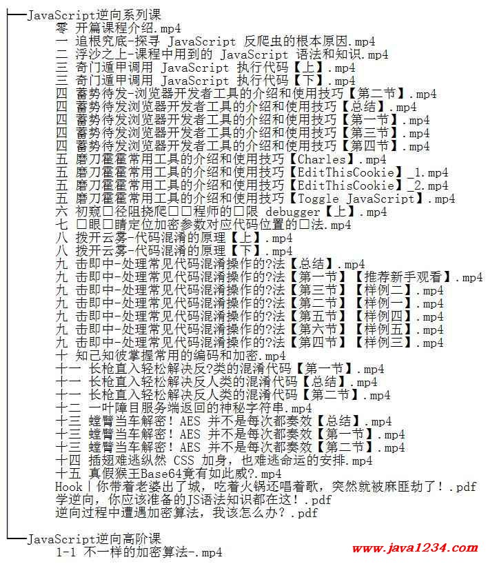 JavaScript 逆向 視頻教程 下載 圖1