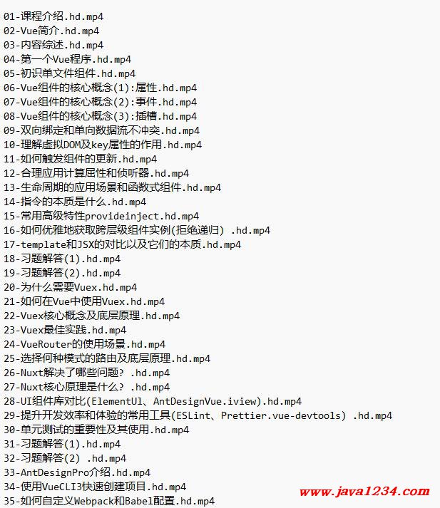 Vue開發(fā)實戰(zhàn) 視頻教程 下載 圖1